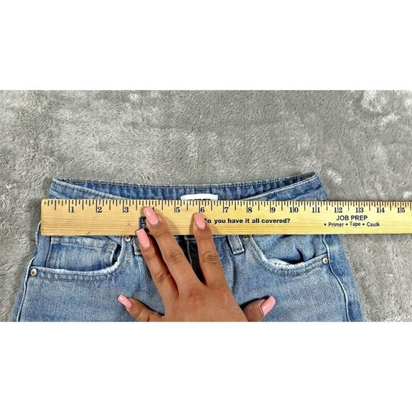 RSQ Girls Wide Leg Distressed Jeans - Size 8 - Picture 7 of 7